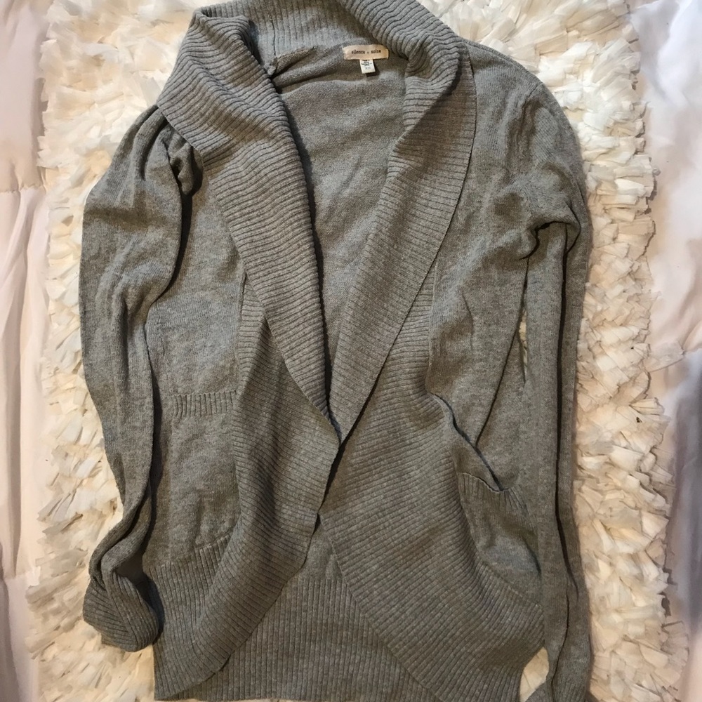 Silence and noise cardigan